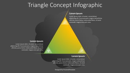 Triangle Concept Infographic, Diapositive 2, 07940, Infographies — PoweredTemplate.com