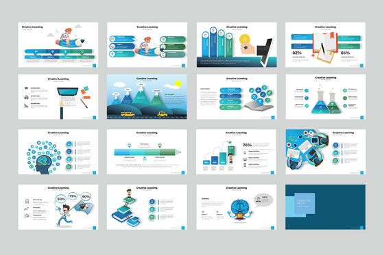 Education Infographic PowerPoint, Slide 3, 07953, Modelli di lavoro — PoweredTemplate.com