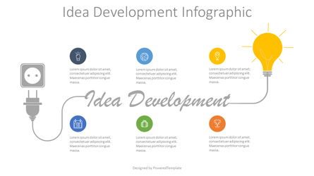 Idea Development Roadmap, 幻灯片 2, 07956, 信息图 — PoweredTemplate.com