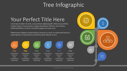 Business Tree Infographic, Deslizar 2, 07960, Infográficos — PoweredTemplate.com