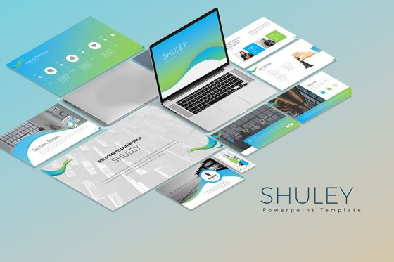 Shuley PowerPoint Presenatation, 07969, Modelos de Negócio — PoweredTemplate.com