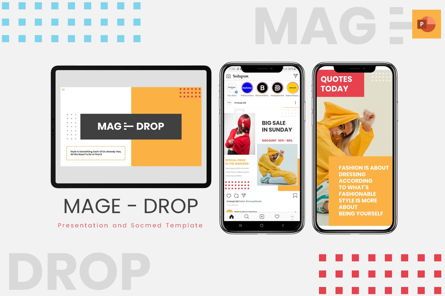 Mage Drop - Powerpoint Template, Modelo do PowerPoint, 07983, Modelos de Apresentação — PoweredTemplate.com