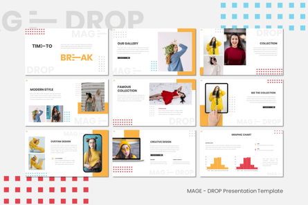 Mage Drop - Powerpoint Template, 幻灯片 4, 07983, 演示模板 — PoweredTemplate.com