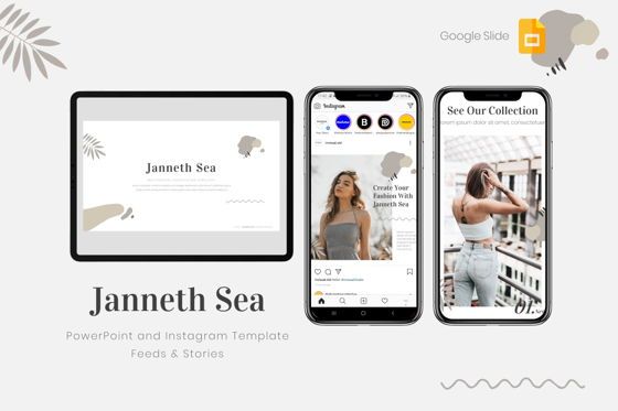 Janneth Sea - Google Slides Template, Google幻灯片主题, 08000, 演示模板 — PoweredTemplate.com
