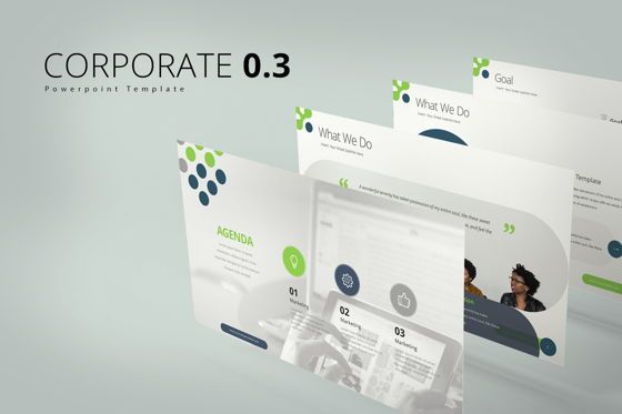 Corporate 0 3 PowerPoint Presentation, 08059, Business Models — PoweredTemplate.com