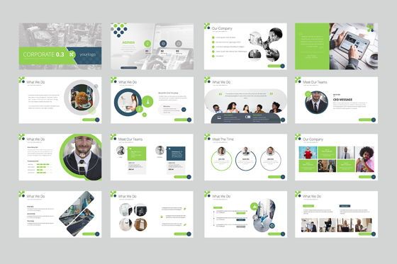 Corporate 0 3 PowerPoint Presentation, Slide 2, 08059, Business Models — PoweredTemplate.com