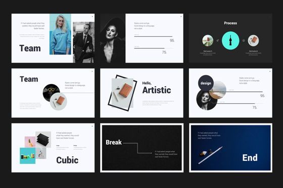 Creative Minimal Google Slide, Diapositiva 5, 08070, Plantillas de presentación — PoweredTemplate.com