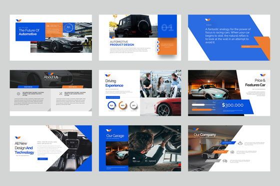 Automotica Google Slide Templates, Folie 3, 08076, Business Modelle — PoweredTemplate.com