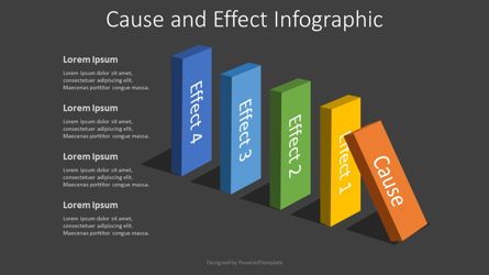 Cause and Effect Infographic, スライド 2, 08088, ビジネスモデル — PoweredTemplate.com