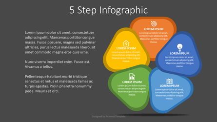 5 Steps Cycle Diagram, Slide 2, 08113, Infographics — PoweredTemplate.com