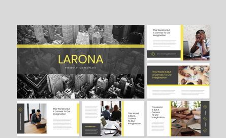 Larona Creative PowerPoint Template, スライド 2, 08118, ビジネスモデル — PoweredTemplate.com