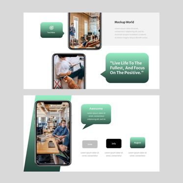 Hevy - PowerPoint Presentation Template, Dia 8, 08132, Presentatie Templates — PoweredTemplate.com