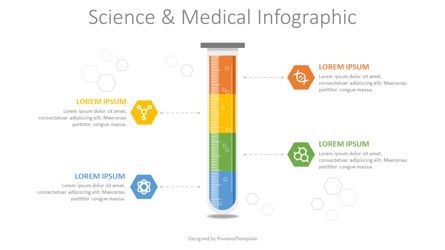 Science and Medicine Infographic, Deslizar 2, 08164, Infográficos — PoweredTemplate.com