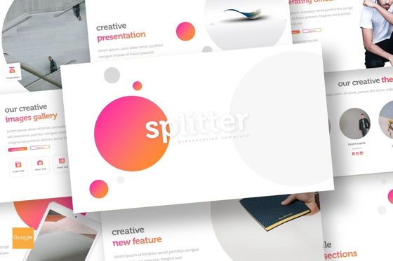 Splitter - Google Slides Template, Tema de Google Slides, 08175, Plantillas de presentación — PoweredTemplate.com