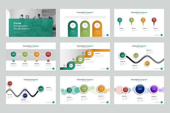 Circle Infographic Keynote Templates, Slide 2, 08194, Business Models — PoweredTemplate.com