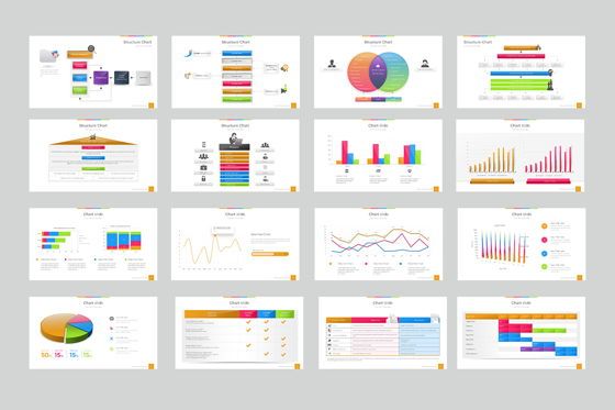 Structure Chart Keynote Templates, Diapositiva 3, 08198, Modelos de negocios — PoweredTemplate.com