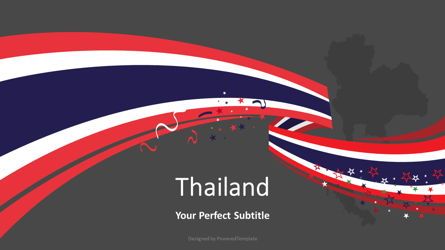 Thailand Festive State Flag, Slide 2, 08202, Modelli Presentazione — PoweredTemplate.com
