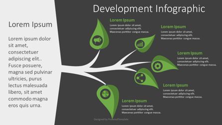 Business Development Inforgraphic, Diapositiva 2, 08209, Diagramas de la etapa — PoweredTemplate.com