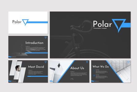Polar - PowerPoint Template, Diapositiva 2, 08215, Plantillas de presentación — PoweredTemplate.com