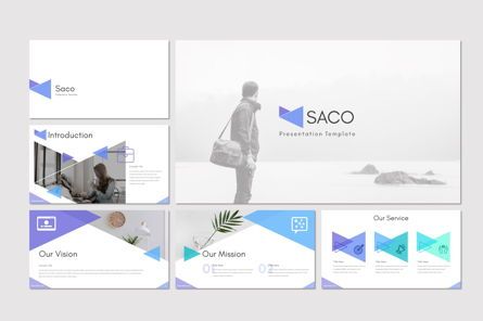 Saco - Google Slides Template, Slide 2, 08219, Presentation Templates — PoweredTemplate.com