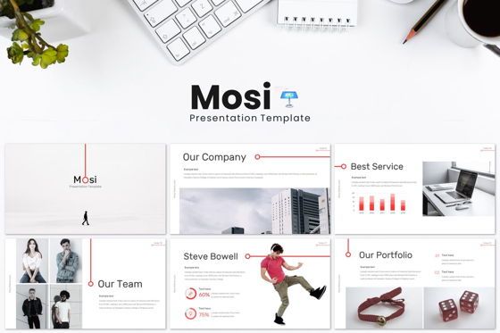 Mosi - Keynote Template, 苹果主题演讲模板, 08236, 演示模板 — PoweredTemplate.com