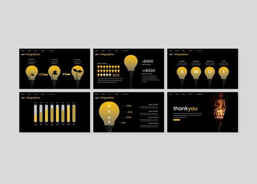 Spotlight - PowerPoint Template, Diapositive 5, 08246, Modèles de présentations — PoweredTemplate.com
