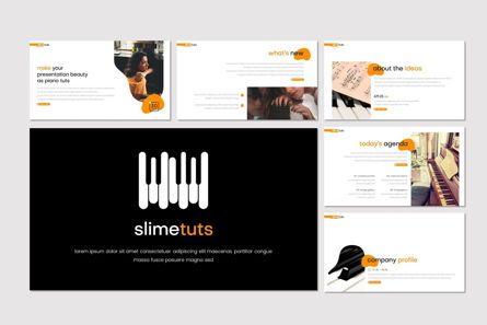 Slimetuts - PowerPoint Template, Deslizar 2, 08247, Modelos de Apresentação — PoweredTemplate.com