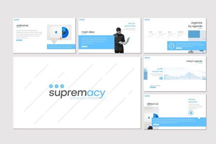 Supremacy - PowerPoint Template, 슬라이드 2, 08249, 프레젠테이션 템플릿 — PoweredTemplate.com