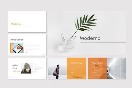 Moderno - Google Slides Template, Diapositive 2, 08265, Modèles de présentations — PoweredTemplate.com