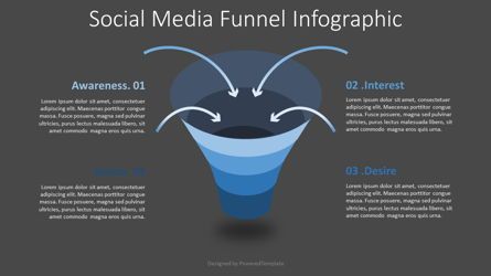 Social Media Funnel Diagram, Folie 2, 08273, Business Modelle — PoweredTemplate.com