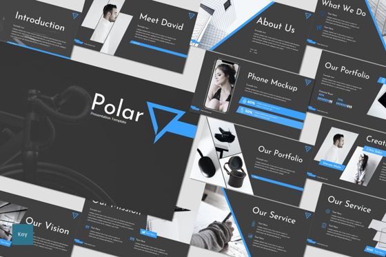 Polar - Keynote Template, 苹果主题演讲模板, 08297, 演示模板 — PoweredTemplate.com