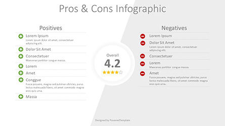 Pros and Cons Comparison, Slide 2, 08316, Model Bisnis — PoweredTemplate.com
