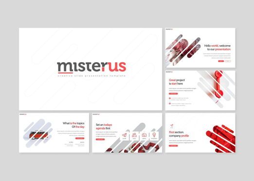 Misterus - PowerPoint Template, 슬라이드 2, 08321, 프레젠테이션 템플릿 — PoweredTemplate.com