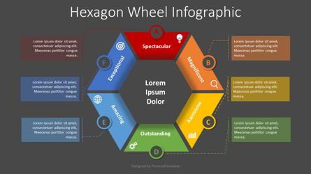 Hexagon Wheel Cycle Diagram, Slide 2, 08369, Infographics — PoweredTemplate.com