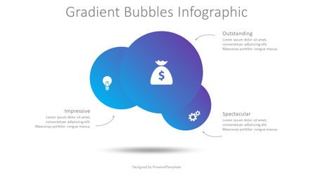 Gradient Bubbles Infographuc, Gratis Tema di Presentazioni Google, 08421, Infografiche — PoweredTemplate.com