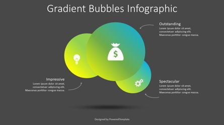 Gradient Bubbles Infographuc, Folie 2, 08421, Infografiken — PoweredTemplate.com