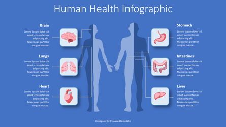 Human Health Infographic, 슬라이드 2, 08429, 의학 도표 및 차트 — PoweredTemplate.com