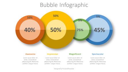 Overlap Circles Infographic, Gratuit Theme Google Slides, 08431, Infographies — PoweredTemplate.com