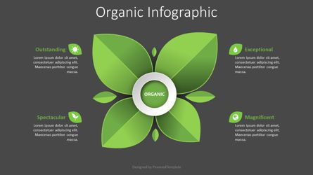 Organic Product Infographic, Deslizar 2, 08436, Infográficos — PoweredTemplate.com
