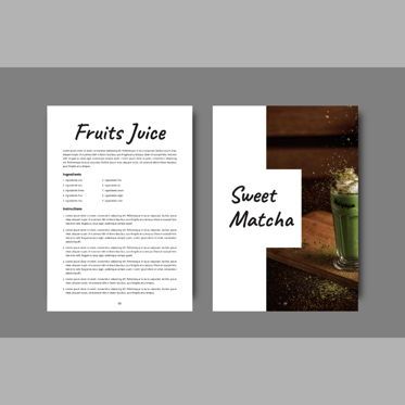 Perfect dinner recipe ebook print template, Diapositiva 6, 08438, Plantillas de presentación — PoweredTemplate.com