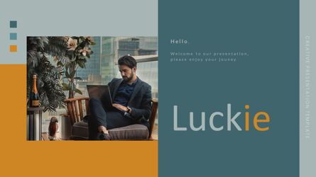 Luckie - Creative Professional Business Google Slides Template, 08447, Präsentationsvorlagen — PoweredTemplate.com