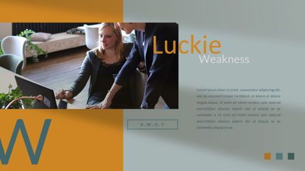 Luckie - Creative Professional Business Google Slides Template, Diapositive 14, 08447, Modèles de présentations — PoweredTemplate.com