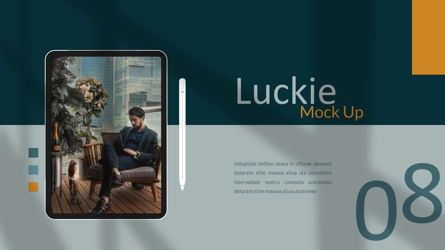 Luckie - Creative Professional Business Google Slides Template, 슬라이드 25, 08447, 프레젠테이션 템플릿 — PoweredTemplate.com
