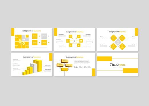 Bananna - Creative Google Slide Business Template, Diapositiva 5, 08448, Modelos de negocios — PoweredTemplate.com
