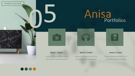 Anisa - Creative Professional Business PowerPoint Template, Diapositive 17, 08459, Modèles de présentations — PoweredTemplate.com