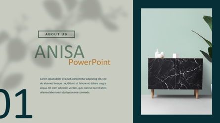 Anisa - Creative Professional Business PowerPoint Template, 슬라이드 2, 08459, 프레젠테이션 템플릿 — PoweredTemplate.com
