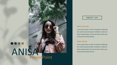 Anisa - Creative Professional Business PowerPoint Template, 슬라이드 4, 08459, 프레젠테이션 템플릿 — PoweredTemplate.com