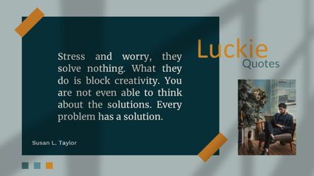 Luckie - Creative Professional Business Keynote Template, Slide 24, 08463, Modelli Presentazione — PoweredTemplate.com