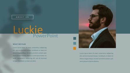 Luckie - Creative Professional Business Keynote Template, 슬라이드 4, 08463, 프레젠테이션 템플릿 — PoweredTemplate.com