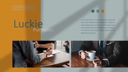 Luckie - Creative Professional Business PowerPoint Template, Folie 19, 08479, Präsentationsvorlagen — PoweredTemplate.com